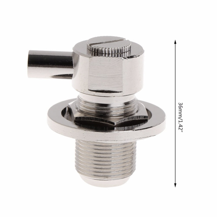 UHF Female SO239 Right Angle RF Connector for RG58 / RG142 LMR195 Coaxial Cable UHF Female SO239 Right Angle RF Connector for RG58 / RG142 LMR195 Coaxial Cable